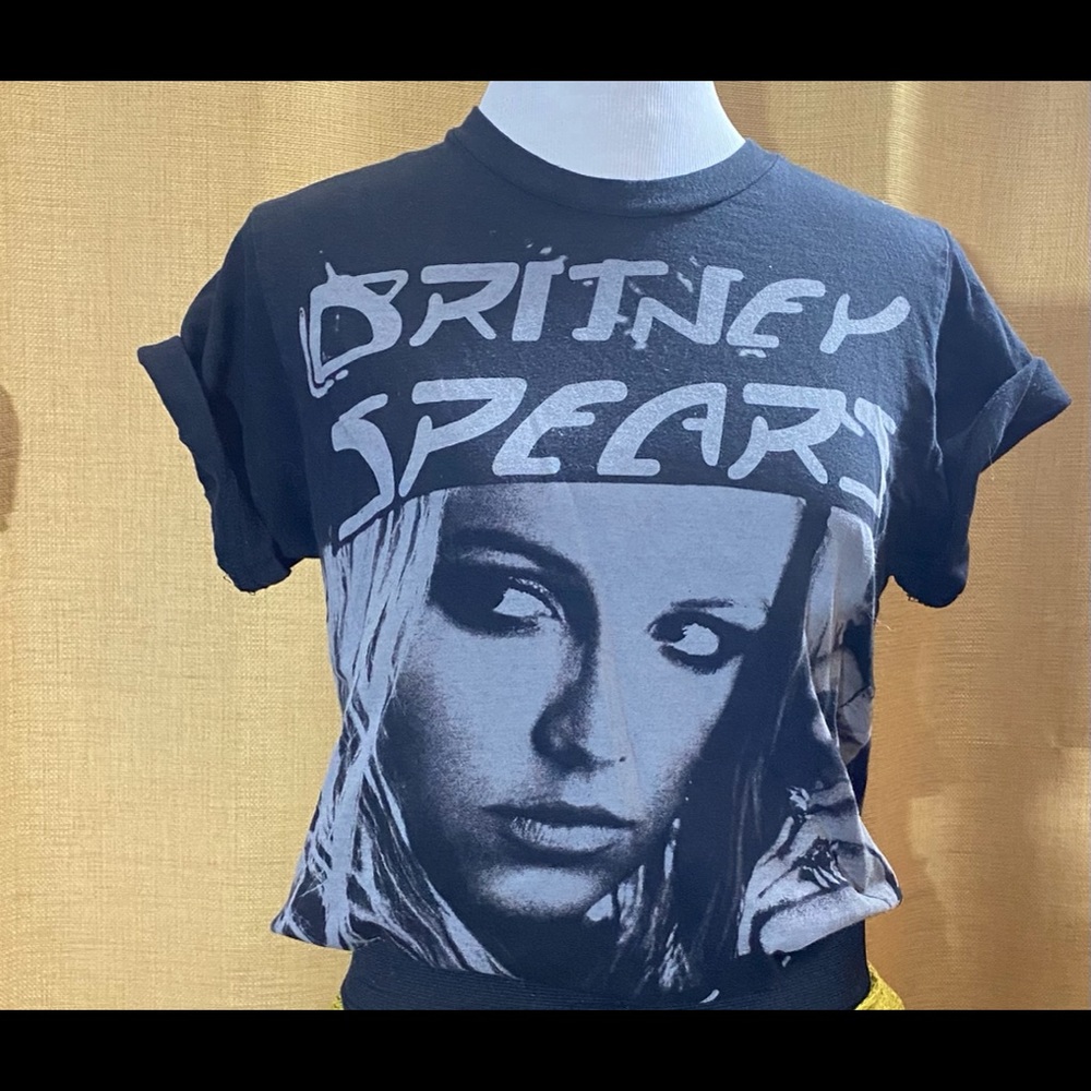 Tultex Britney Spears Face Pic Image T- Shirt